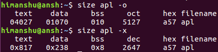 Displaying Section Sizes in Different Units