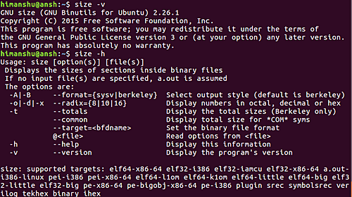 Additional Command-Line Options