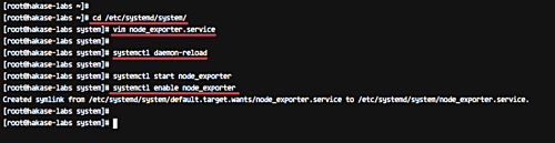 Configure node_exporter systemd unit