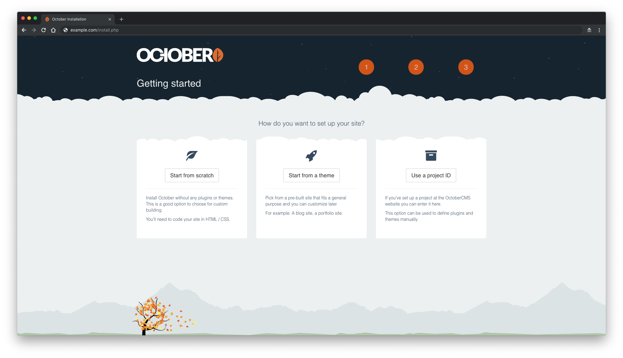 Getting Started with October CMS