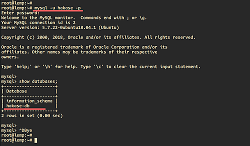 MySQL status