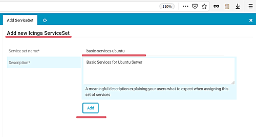 Details of Service Set