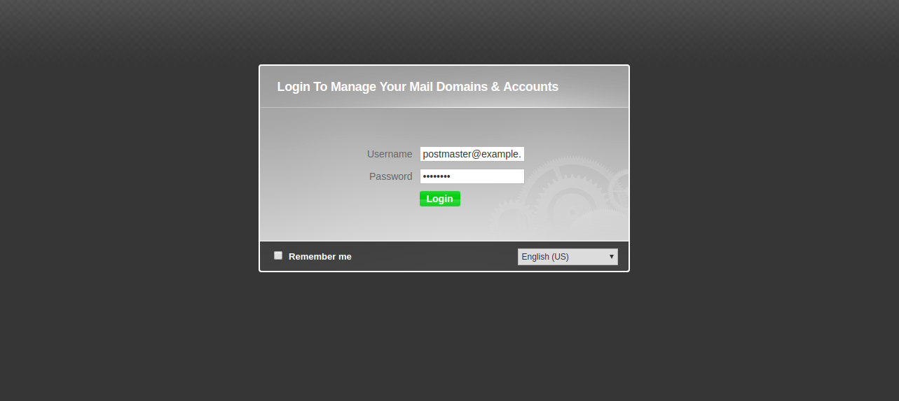 iRedMail Login