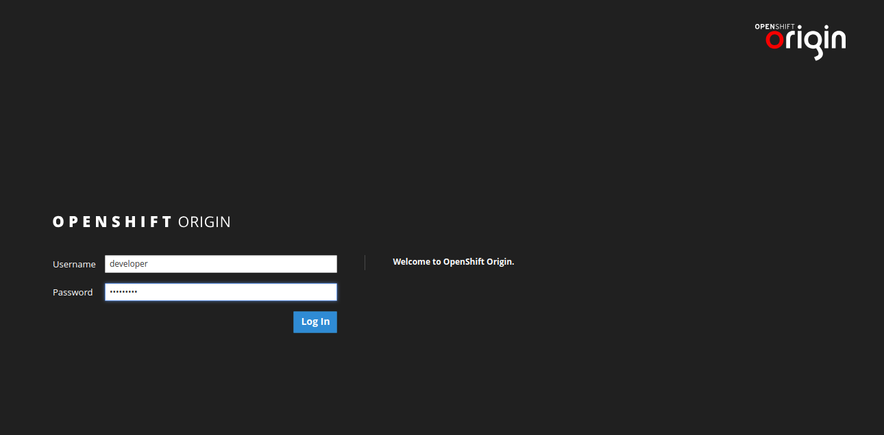 OPENSHIFT Login