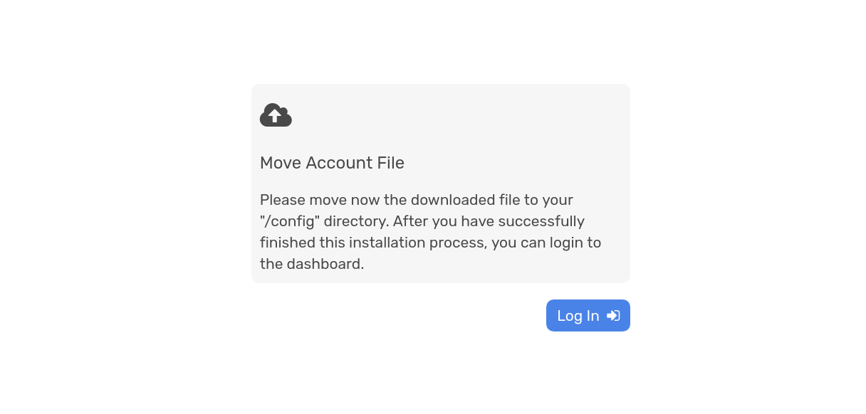 Move account file