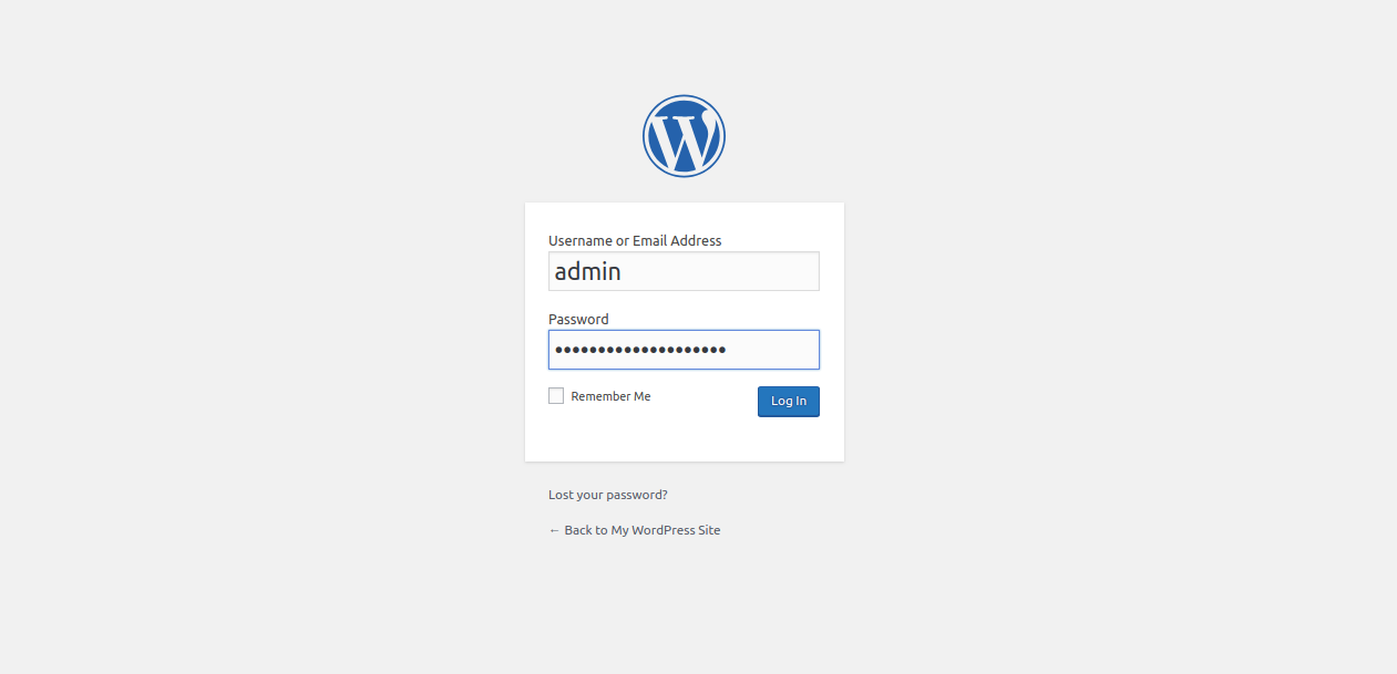 WordPress Login