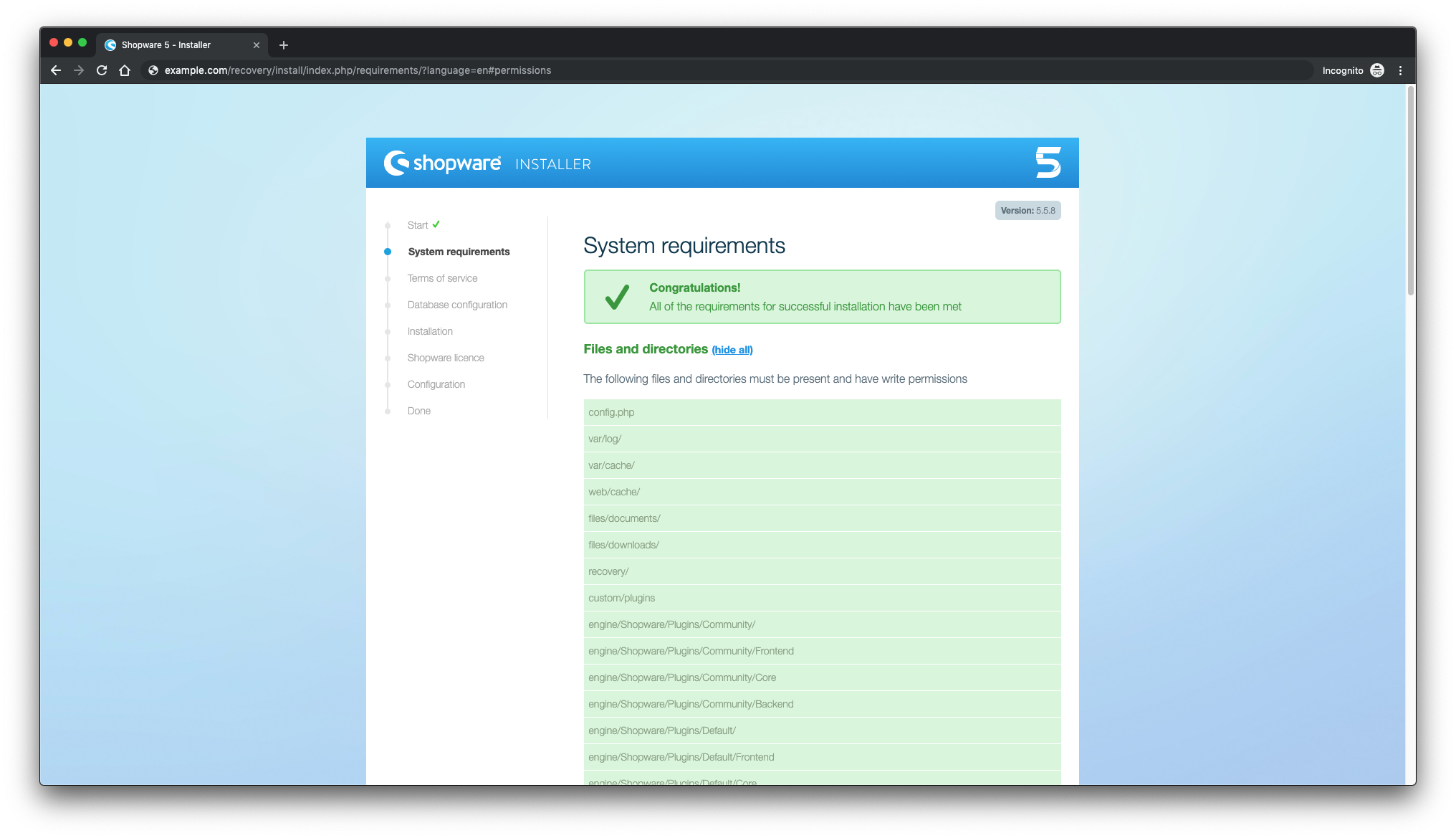 Shopware System Requirements