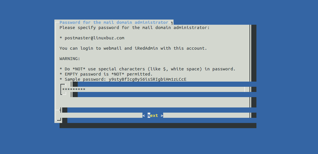 Domain Admin Password