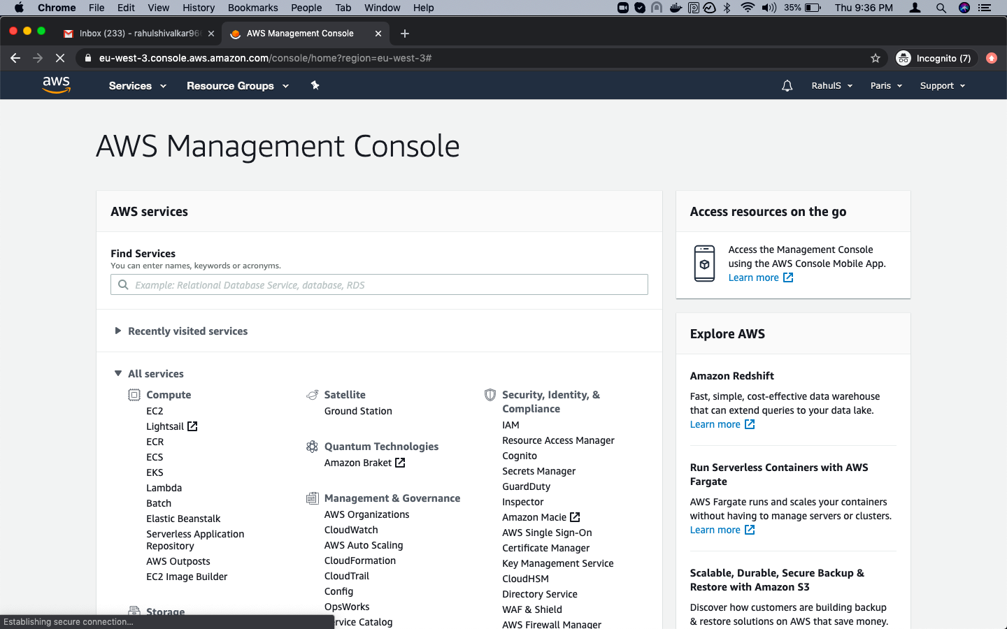 AWS Management Console