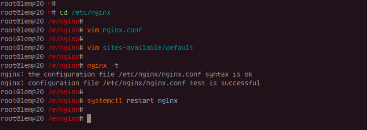 Configure Nginx and PHP-FPM