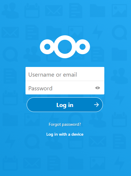 Nextcloud Login Page