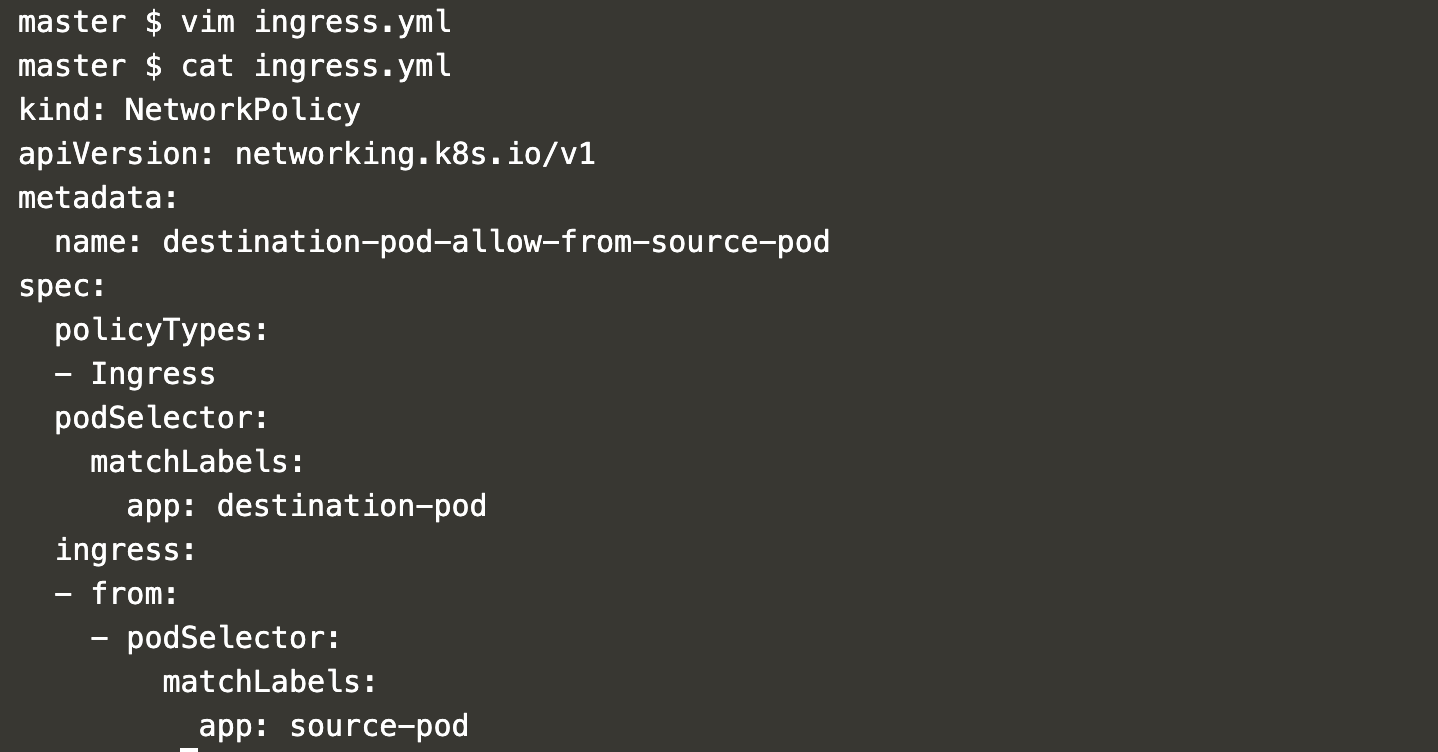 ingress-network-policy-definition