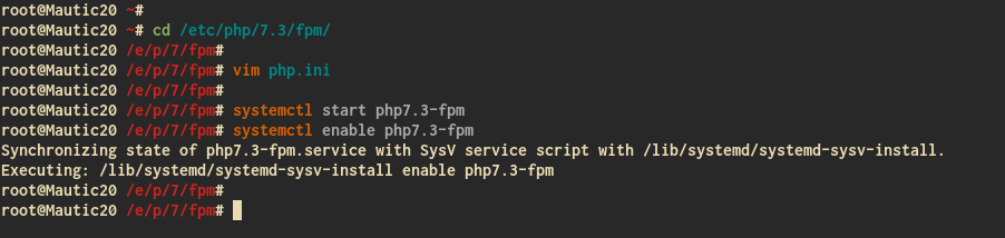 Start PHP-FPM Service