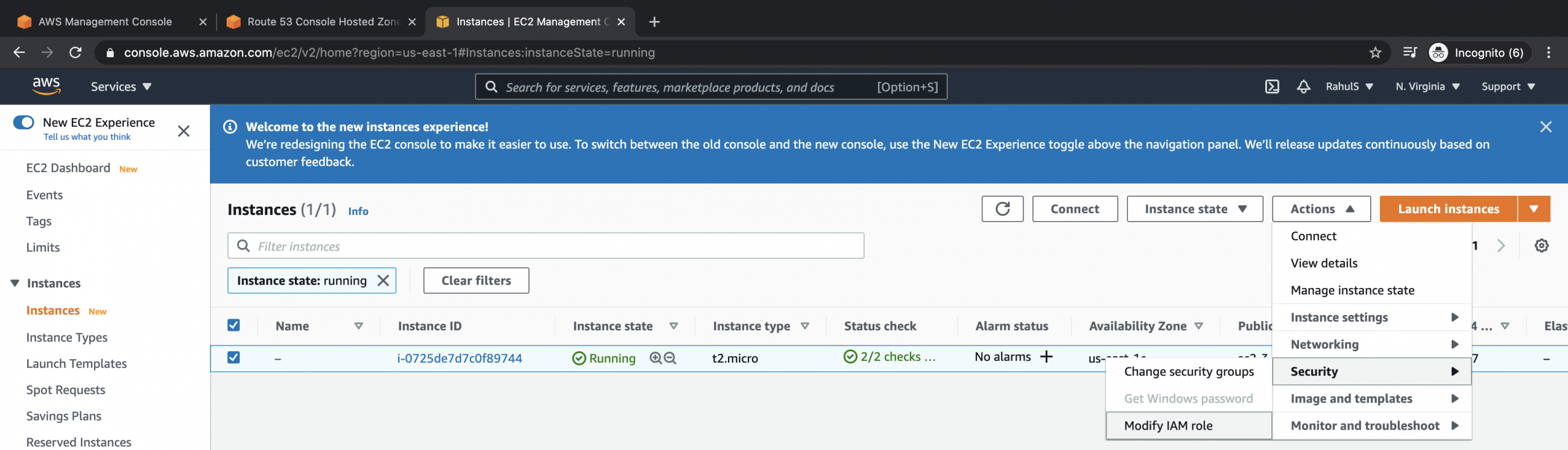 Update EC2 instance