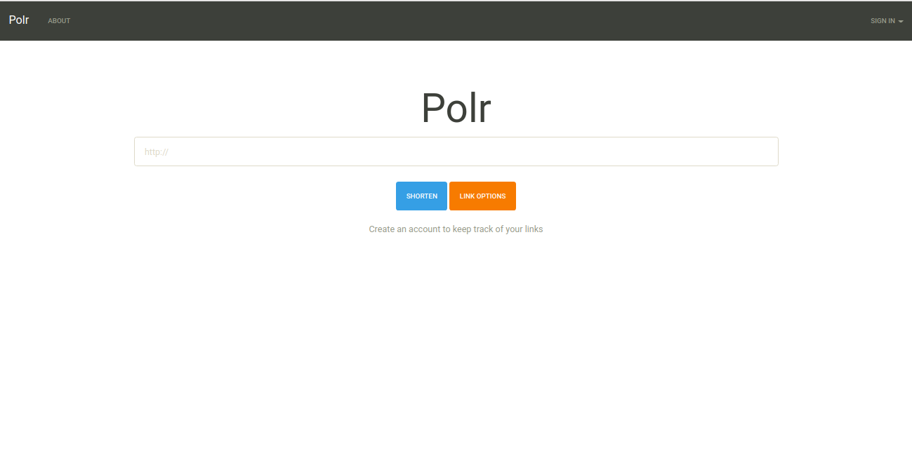 Polr URL Shortener