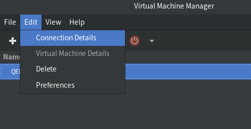 Check Connection details of QEMU/KVM