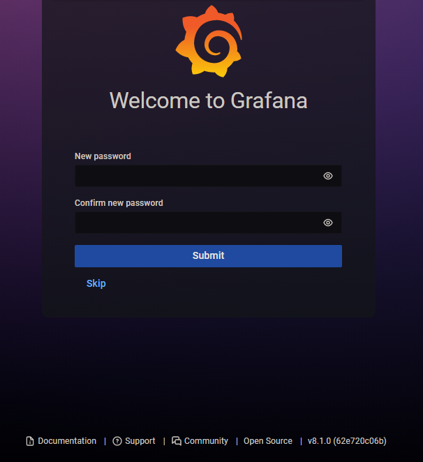 change password grafana