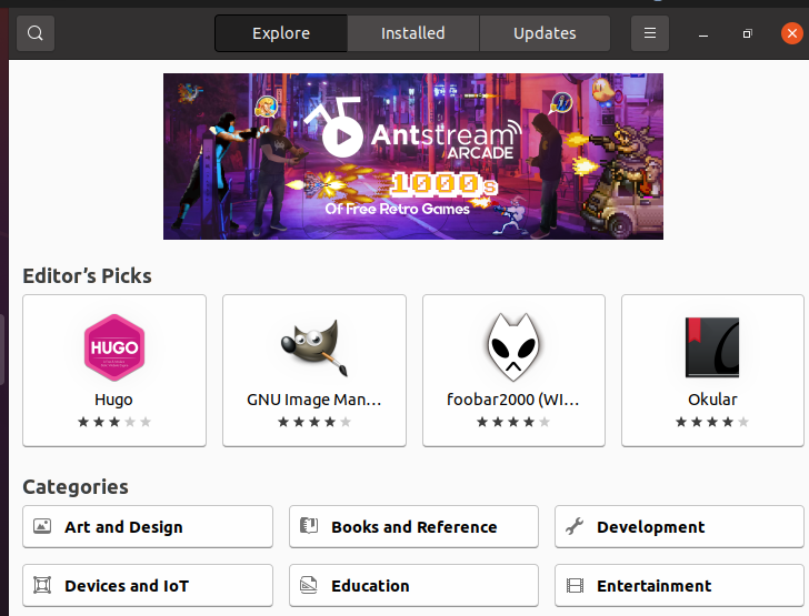 Ubuntu App store
