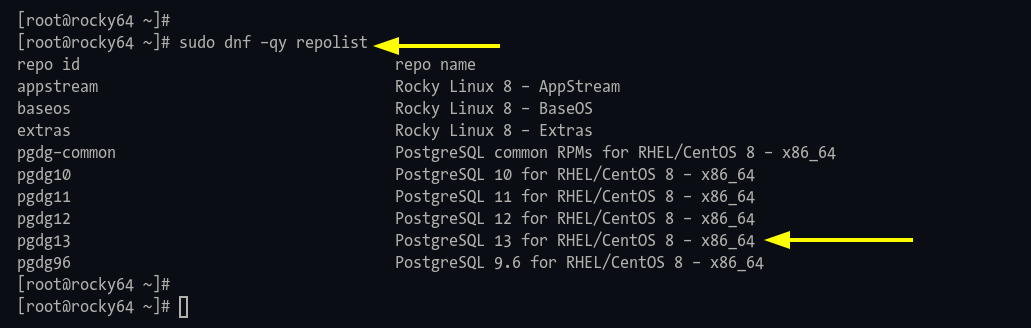 Add and Check PostgreSQL Repository