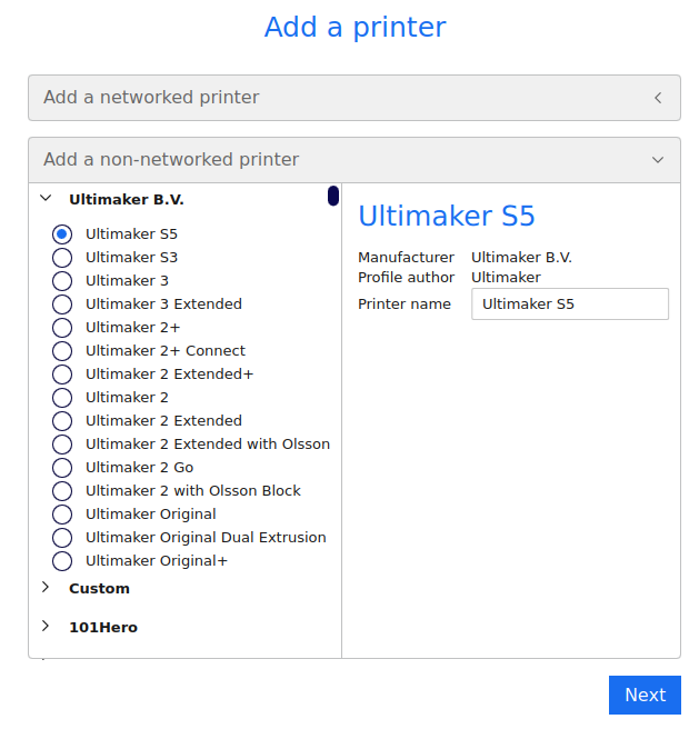 Add 3D Printer