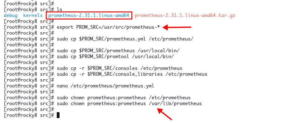 Configure Prometheus