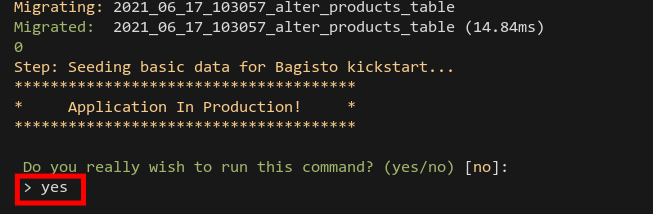 Installing Bagisto in Production