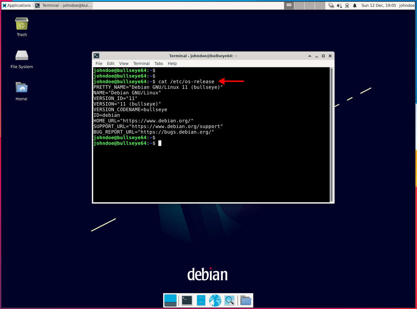 VNC server on Debian 11 with XFCE Desktop