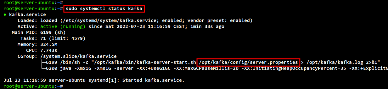 Check Kafka Service