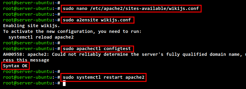 configure apache2 virtual host