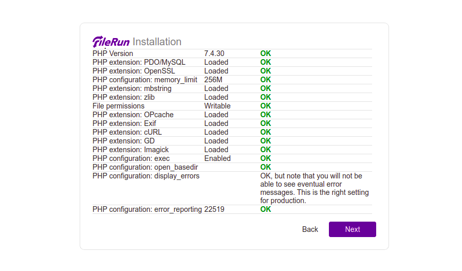 Check prerequisites