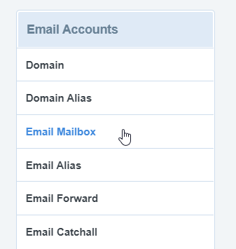 Add Email Mailbox