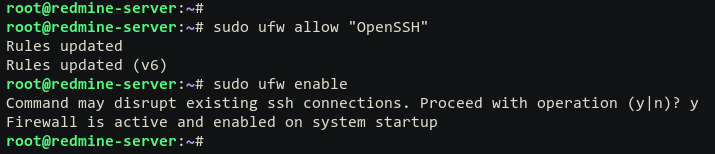 allow ssh