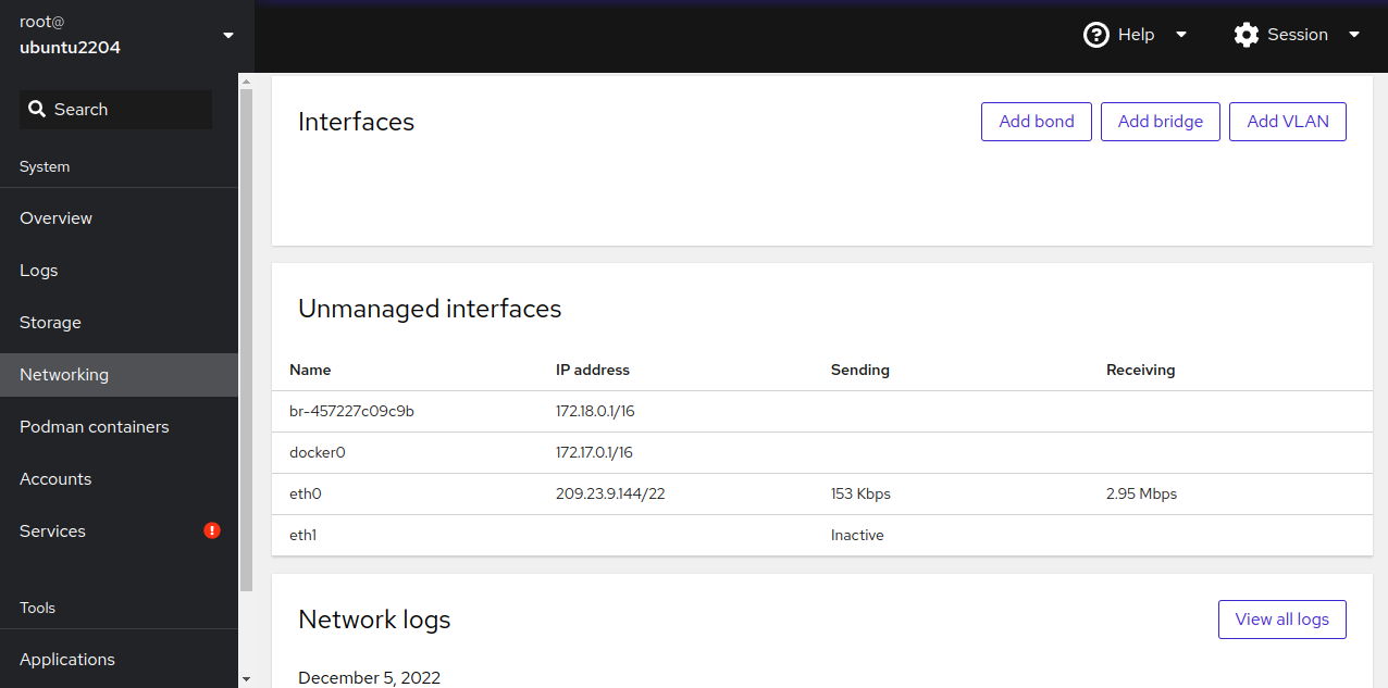 Cockpit Network Information