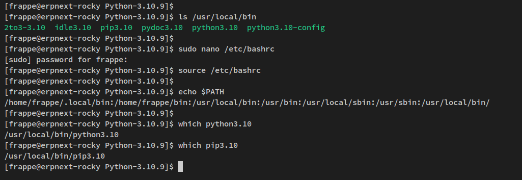 setup python