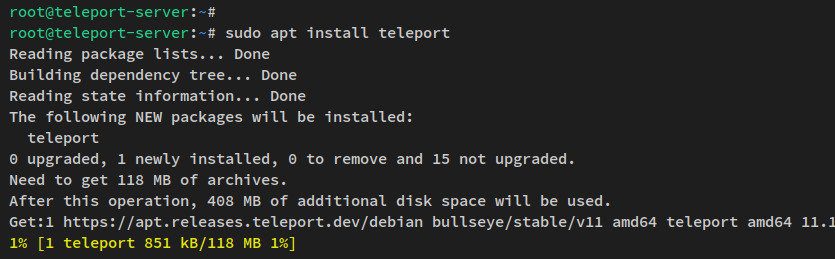 install teleport