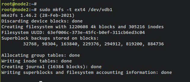 formating partition