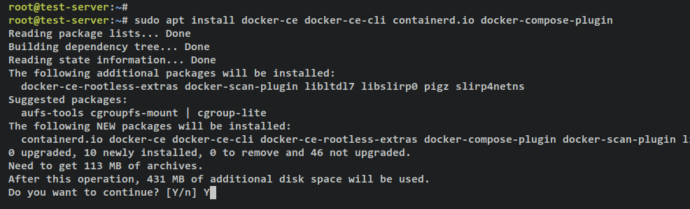 install docker and docker compose