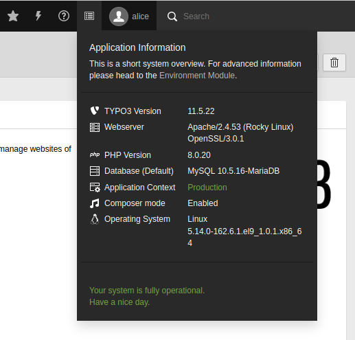 verify status installation