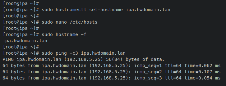 Setup FQDN and Hosts File