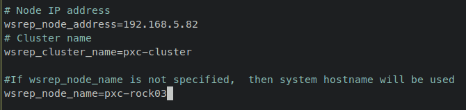 node name and name cluster and ip address