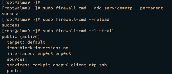 setup firewalld