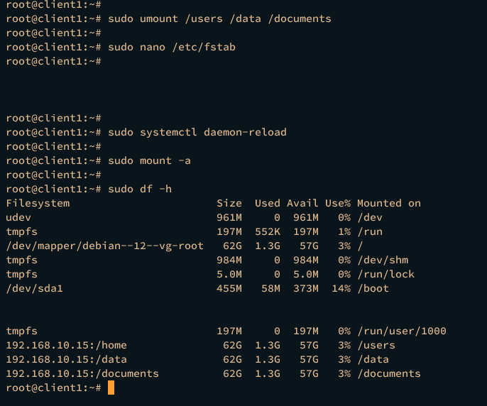 Mount via /etc/fstab