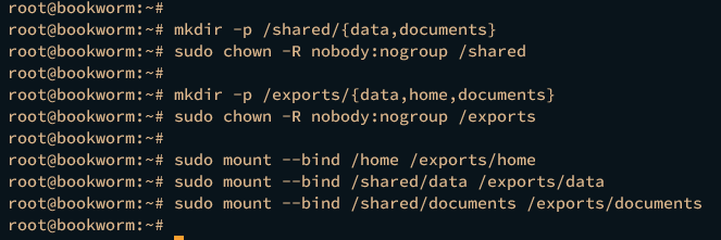 Configure Pseudo Filesystem