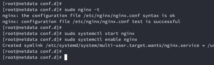 setup nginx