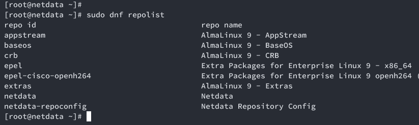 list repo