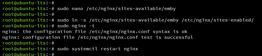 Setup Nginx