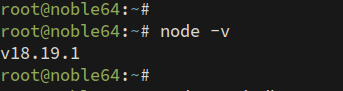 check nodejs