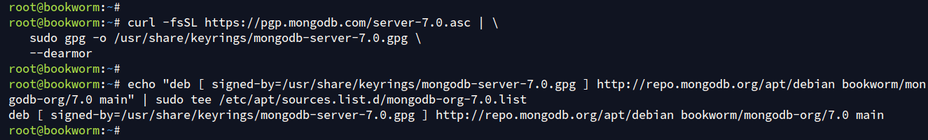 add mongodb repo