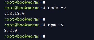 check node.js and npm