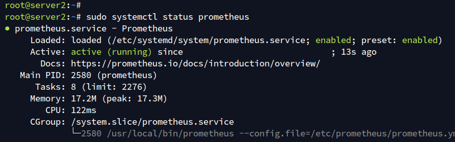 check prometheus